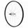 WHEEL FOR MTB - 26" REAR - M110 Black - ALUMINIUM SILVER HUB for 6/7 Freewheel - Quick release