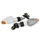 CLIGNOTANT UNIVERSEL REPLAY MINI PYRAMIDE 8 LEDS TRANSPARENT/BLANC AVEC TEMOIN (L 68mm / H 27mm / L 30mm) (HOMOLOGUE CE) (PAIRE)