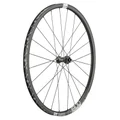 WHEEL FOR ROAD BIKE- FRONT 700 DT SWISS G1800/23 SPLINE DISC CENTERLOCK AXLE 12/100mm BLACK - FOR TYRE 25/28mm (RIM HEIGHT 23mm) WITH ADAPTER FOR 10/100