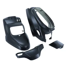 FAIRINGS/BODY PARTS FOR  MBK 50 BOOSTER 2004>/YAMAHA 50 BWS 2004> MATT BLACK (4 PARTS KIT)   -P2R-