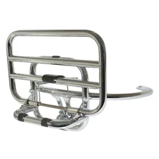 PORTE BAGAGE ARRIERE PLIANT ORIGINE PIAGGIO 125-250-300 VESPA GTS 2007> CHROME  -606525M-