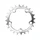 CHAINRING FOR ROAD BIKE- 5 Arms- 28T.Ø 74 TRIPLE -INNER- ALUMINIUM SILVER- 7075 TA ZELITO TYPE SHIMANO 9/10Speed.