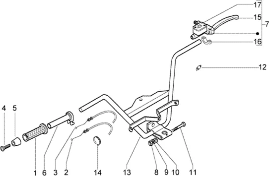 Guidon-Pompe Du Frein