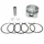 PISTON FOR SCOOT PEUGEOT 50 KISBEE 4STROKE/KYMCO 50 AGILITY 4STROKE (Ø 39mm - PIN Ø 13mm)  -P2R-