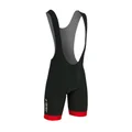 CUISSARD COURT GIST A BRETELLES FOND COOLMAX NOIR BORDS ROUGE   S -5116