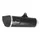 EXHAUST FOR MAXISCOOTER LEOVINCE SBK NERO FOR YAMAHA 500 TMAX 2008>2011 (CARBON END) (WITHOUT CATALYZER) (EEC APPROVED)  -REF 14013-
