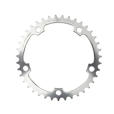CHAINRING FOR ROAD BIKE- 5 Arms- 39T.Ø 130 -INNER- ALUMINIUM SILVER- 7075 TA ALIZE    (SHIMANO TYPE) 8/9/10 Speed-.