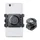 SMARTPHONE HOLDER - FOR SCOOTER SP CONNECT - UNIVERSAL KIT ON MIRROR LEG- Black  (Ø 10-16 mm) SPC+
