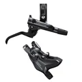 DISC BRAKE KIT- HYDRAULIC FOR MTB - SHIMANO DEORE M6100 - REAR - BLACK - DOUBLE PISTON CALIPER- HOSE 1700MM (WITHOUT DISC)