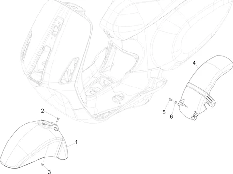 Logement roue - Garde boue