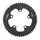 PLATEAU ROUTE 5BRA D.110 STRONGLIGHT CT2  SRAM 52DTS EXTERIEUR NOIR POUR RED/FORCE/RIVAL 11V. (POUR INTERIEUR 36DTS)