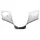 CARENAGE/COUVRE GUIDON SCOOT ADAPTABLE PIAGGIO 50 ZIP 2000> BLANC BRILLANT  -P2R-