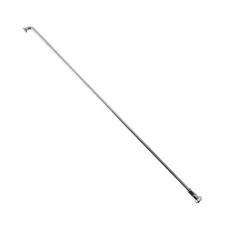 RAYON INOX ARGENT 2,6mm L220mm TETE COUDEE SAPIM AVEC ECROUS (VENDU A L'UNITE)