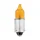 AMPOULE/LAMPE HALOGENE MINIATURE H10W1 12V 21W CULOT BAU9s TEMOIN ERGOTS DECALES 120° ORANGE (CLIGNOTANT) (VENDU A L'UNITE)  -P2R-