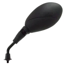 RETROVISEUR ADAPTABLE KEEWAY 50 F ACT, FOCUS, HURRICANE, MATRIX 2007> / PEUGEOT 125 LXR 2007>  NOIR GAUCHE (OE 40460BMBT000 / 881201) (HOMOLOGUE CE)  -SELECTION P2R-