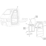 Portieres avant - vitre