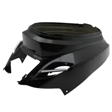 REAR SIDE COVER REPLAY DESIGN EDITION FOR MBK 50 BOOSTER 2004>/YAMAHA 50 BWS 2004> - GLOSS BLACK