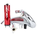 POT 50 A BOITE VOCA CROSS CHROMED POUR DERBI 50 SENDA, SENDA DRD/APRILIA 50 RX, SX (PASSAGE HAUT - SILENCIEUX ALU ROUGE)