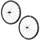 ROUES ROUTE DISQUE 700 FIR FC 38 PRO CENTERLOCK CARBONE NOIR CASSETTE SRAM XDR 12V AXE TRAVERSANT 12/100 ET 12/142 HAUTEUR/PROFIL 38 mm (PAIRE) - TUBELESS READY