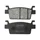 BRAKE PADS -POLINI FOR KYMCO 550 AK 2017> Rear (L 85.5mm - H 37.86mm - thk8.8mm)  (174.0184)  (ORIGINAL)