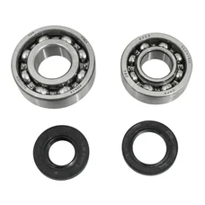 BEARING FOR CRANKSHAFT+SEALS FOR MOPED PEUGEOT 103 (KIT 6204 + 6203 ZKL STEEL C3/ NITRILE SEAL) - P2R