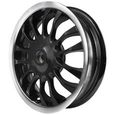 REAR WHEEL "PIAGGIO GENUINE PART" 50-125 VESPA-S GRIS TITANE 742/B  -6672536-
