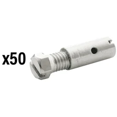 SERRE CABLE DE FREIN DIAM 6mm - L 14mm LAITON (VENDU PAR 50) -ELVEDES