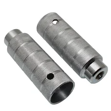 PEGS FOR BMX - ALUMINIUM Ø 38mm Silver - Lg 110mm For axle Ø 14 (PAIR)