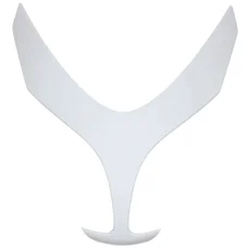 FRONT FAIRING FOR MAXISCOOTER YAMAHA 500 TMAX 2008>2011 GLOSS WHITE  CENTRAL  -SELECTION P2R-