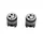 BOUCHON DE VALVE SCOOT/CYCLO REPLAY VS PISTON NOIR  (PAIRE)