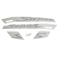 AUTOCOLLANT/STICKER/KIT DECORS "SUPER" ORIGINE PIAGGIO 300 VESPA GTS  -672063-