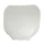 PLAQUE NUMERO/TETE DE FOURCHE 50 A BOITE UNIVERSEL REPLAY BLANC SANS ECLAIRAGE (AVEC FIXATIONS)