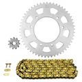 CHAIN AND SPROCKET KIT FOR GILERA 50 RCR 2012>2017  420  11x53  (Ø SPROCKET 102/125/8.5)  (OEM SPECIFICATIONS)   -AFAM-