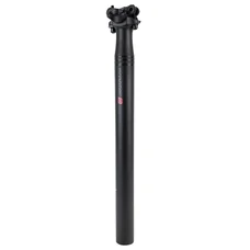 TIGE DE SELLE ROUTE/VTT ERGOTEC SKALAR ALUMINIUM 6061 NOIR DIAM 34.9 MM L 400 MM RECUL 0 mm (HOMOLOGUE NIVEAU 5)