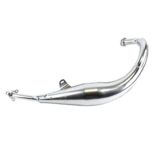 POT/COLLECTEUR 50 A BOITE VOCA CHROMED POUR DERBI 50 SENDA, GPR/APRILIA 50 RS4/GILERA 50 SMT, RCR (PASSAGE BAS) (FIXATION INCLUSE, SILENCIEUX RD30400 VENDU SEPAREMENT)