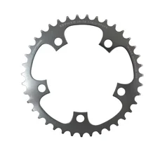 CHAINRING FOR ROAD BIKE- 5 Arms- 39T.Ø 110  -INNER- ALUMINIUM SILVER- 7075 TA ZEPHYR (SHIMANO TYPE) 9/10Speed.
