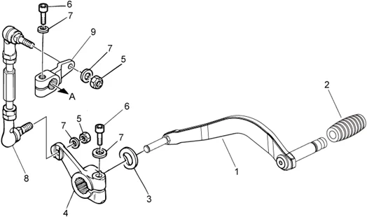 Levier boîte de vitesses