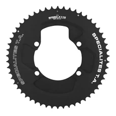 CHAINRING FOR ROAD BIKE - Ø 110 - 4 ARMS - For SHIMANO ULTEGRA R8000 / 6800 TA SPEED 2-X110 (AERO)  54 Teeth-  COMPATIBLE 105  5800+R7000/DURA ACE 9000+9100 Black Ø.FOR SHIMANO ULTEGRA R8000 / 6800  11 Speed (ASK FOR BOLT KIT NON-INCLUDED)