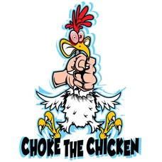 STICKER LETHAL THREAT POULET ETRANGLE (7x11cm) (RC00002)