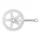 PEDALIER CITY STRONGLIGHT SL55 ALU ARGENT 170mm 42D. CHAINE 2.38 (AXE CARRE 115mm)