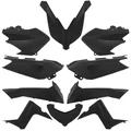 FAIRINGS/BODY PARTS FOR MAXISCOOTER YAMAHA 125-250-400 XMAX 2014>2017 MATT BLACK (10 PARTS KIT)  -P2R-
