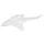 TANK SIDE COVER FOR 50 cc MOTORBIKE BETA 50 RR 2012> WHITE LEFT  -P2R