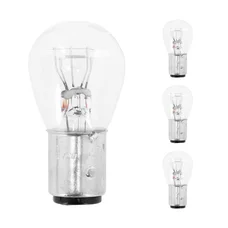 AMPOULE/LAMPE STANDARD 12V 21/5W CULOT BAY15d NORME P21/5W BLANC (FEU ARRIERE+STOP) (x4)  -P2R-