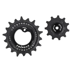 GALET DERAILLEUR AOPW TRIPEAK 11-18 DENTS CERAMIQUE 12/11x2V. SHIMANO GRX RX810 / 815 / 820 NOIR (JEU DE 2) (GARANTIE 4 ans)