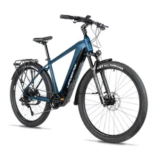 VELO ELECTRIQUE/VAE VTC 28 LEADER FOX BARNET 2025 HOMME BLEU 9V MOTEUR CENTRAL BAFANG M510 36V 95Nm BATTERIE 20Ah (19'' - h48cm - TAILLE L - POUR ADULTE DE 178cm à 185cm)