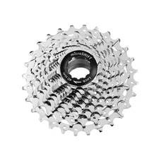 CASSETTE 10 Speed MICROSHIFT 11-28 FOR SHIMANO/SRAM (FOR ROAD BIKE) SILVER (SOLD PER UNIT) (11-12-13-14-15-17-19-21-24-28)