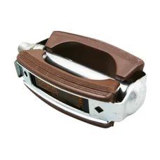 FLAT PEDAL-FOR URBAN BIKE MARWI BROWN-RESIN WITH STEEL BODY - THREADED 9/16(PAIR) (OEM PACKAGING)