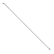 RAYON RENFORCE INOX ARGENT 2,0mm AVEC TETE COUDEE EN 2,3mm  L 292mm AVEC ECROUS (VENDU A L'UNITE)