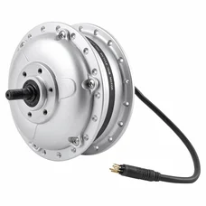 MOTEUR ROUE AVANT VAE BAFANG H400 36V/250W NOIR ENTRAXE 100 mm FREIN A DISQUE AVEC CABLE LG 250mm (FM G311.250.D)