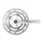PEDALIER ROUTE STRONGLIGHT 9/10V. IMPACT ARGENT 170mm 52-42-30 COMPATIBLE 8/9V. (AXE CARRE 115mm)